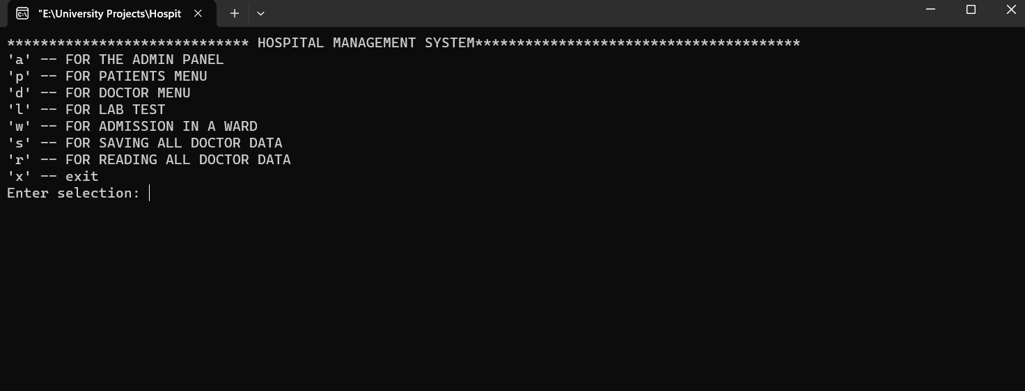 Hospital Management System