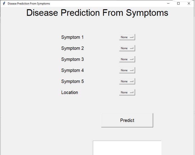 Disease Prediction App